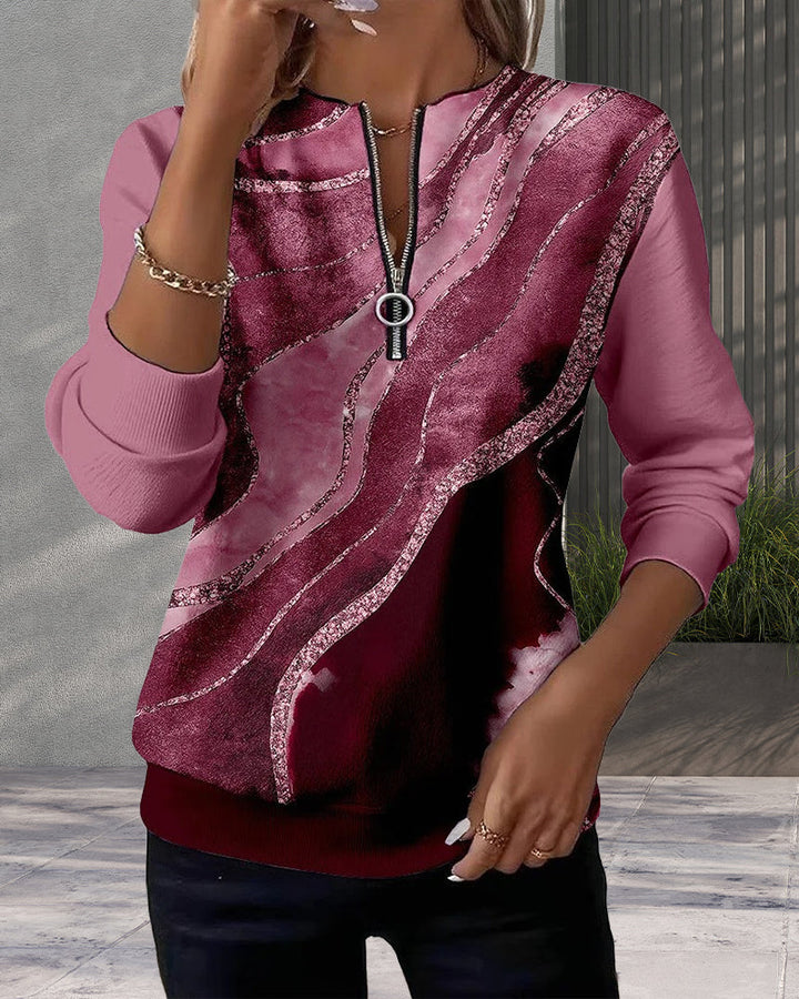 Hazel - Comfort Half-Zip Sweater