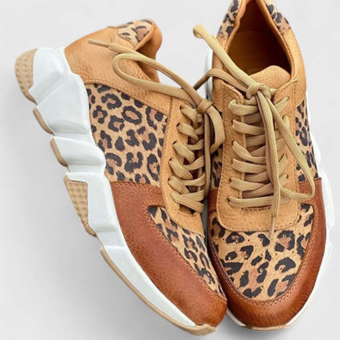 Ember - Comfortable Leopard Sneakers