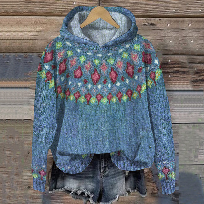 CAROLE | COSY WARM NORDIC HOODIE