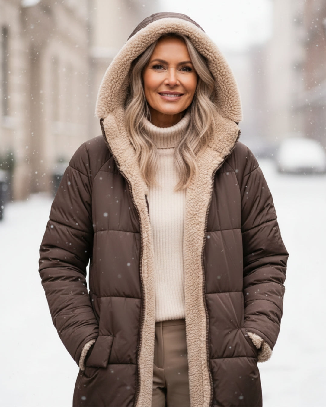 Sherpa Elegant Winter Coat