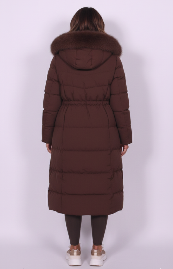 Elena – Fur Hooded Puffer Coat
