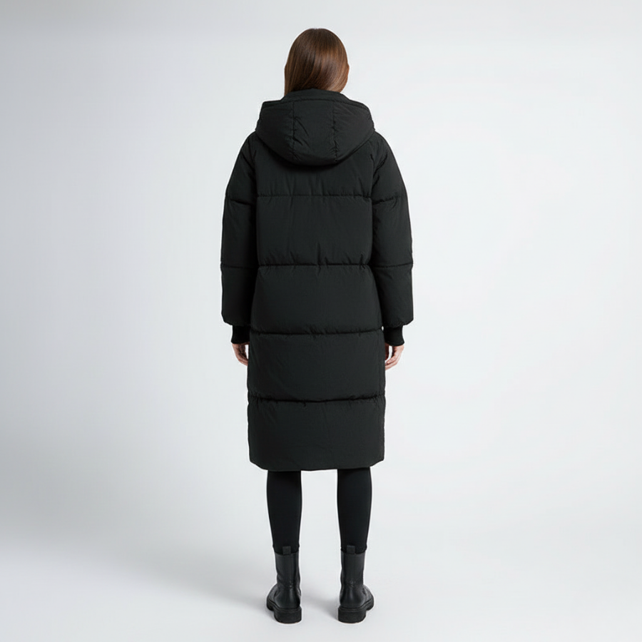 GIGATY - Classic Hooded Long Puffer Coat