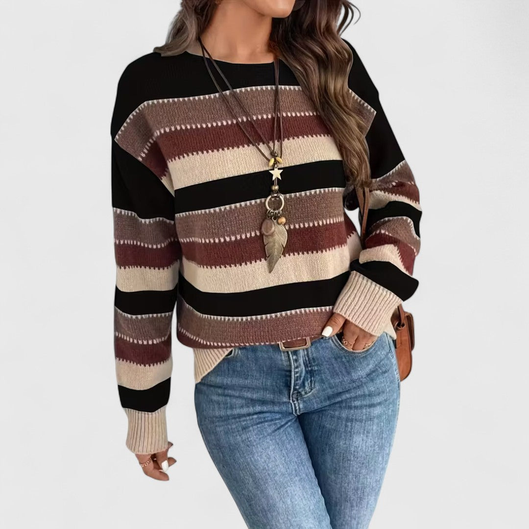 Sofia - Vintage Striped Sweater