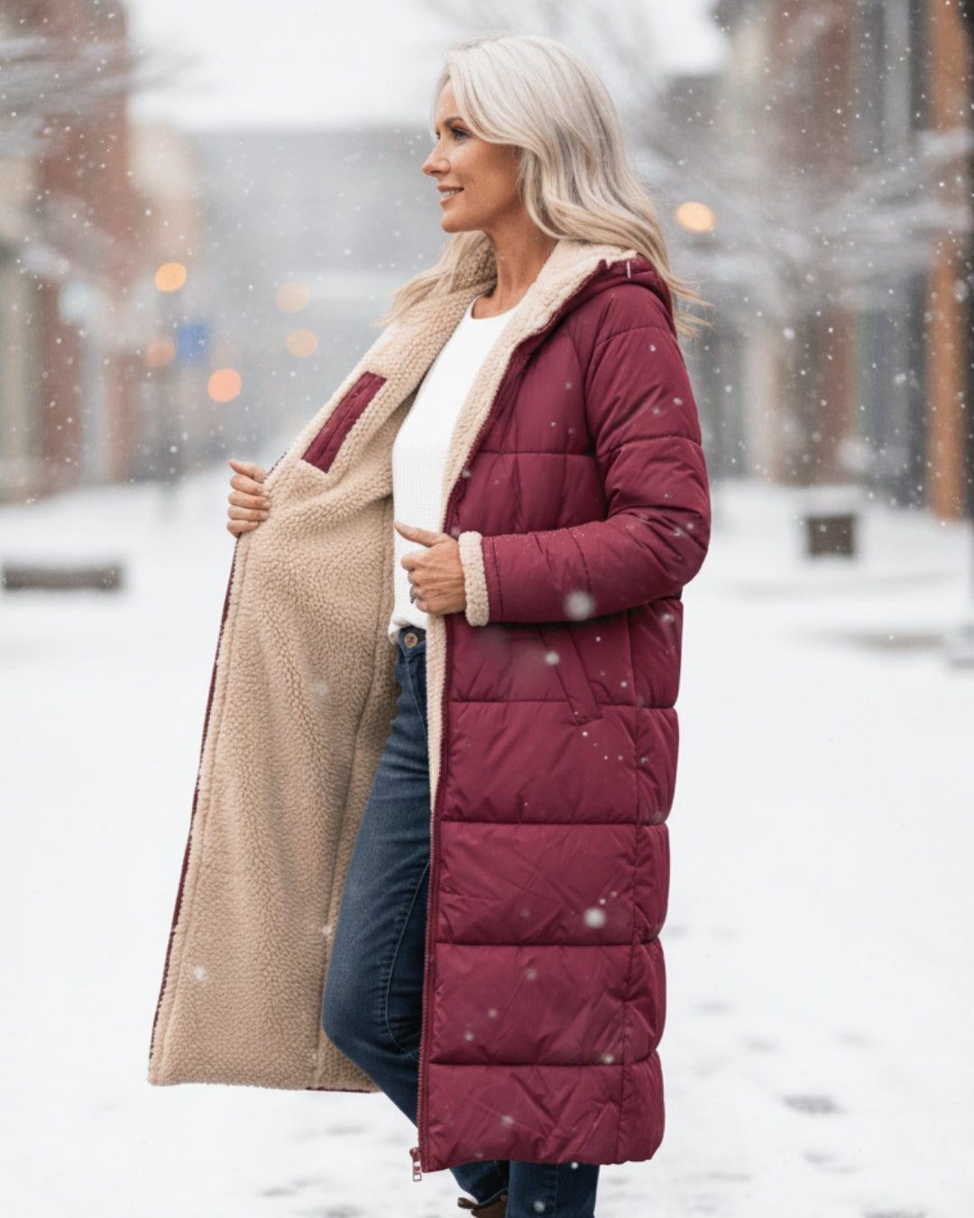 Sherpa Elegant Winter Coat