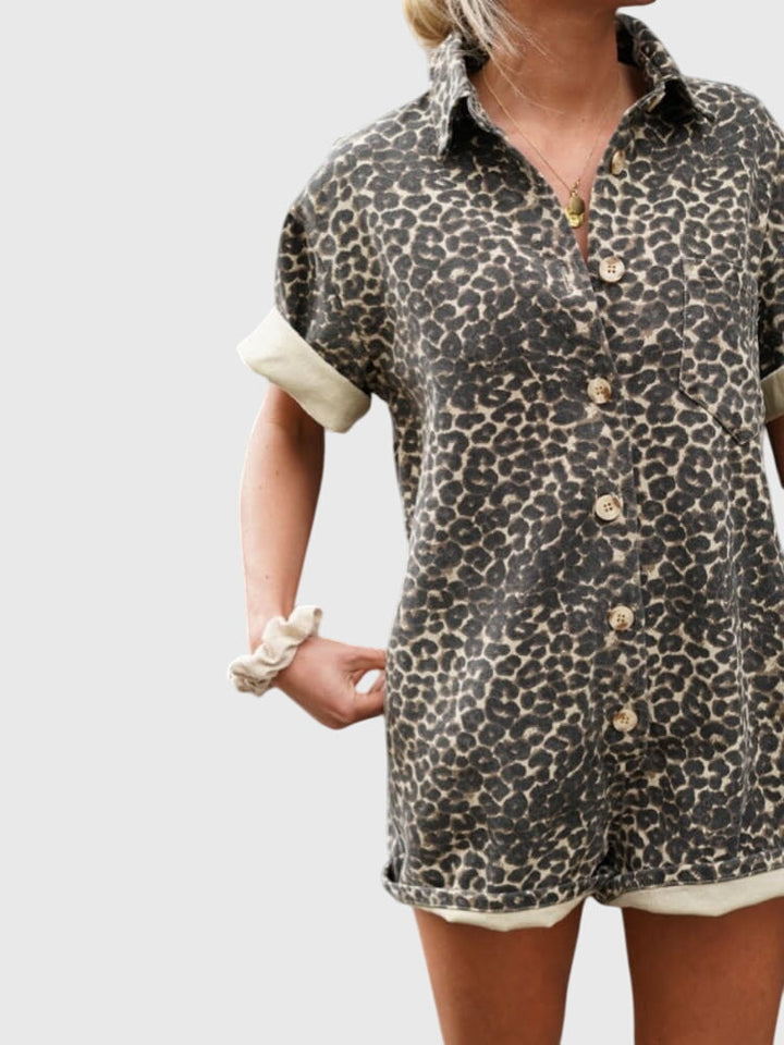 Clare - Leopard print dress