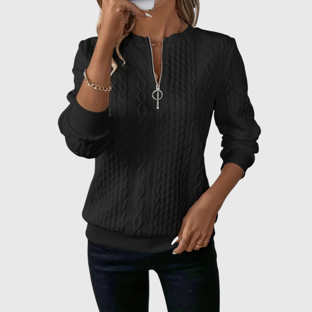 Josine - Elegant Jumper with Zip