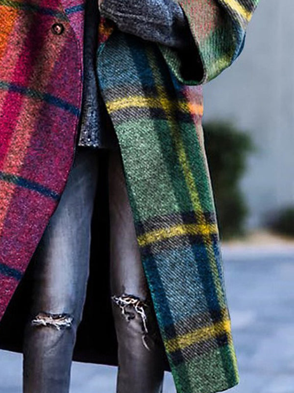Aria Plaid Coat
