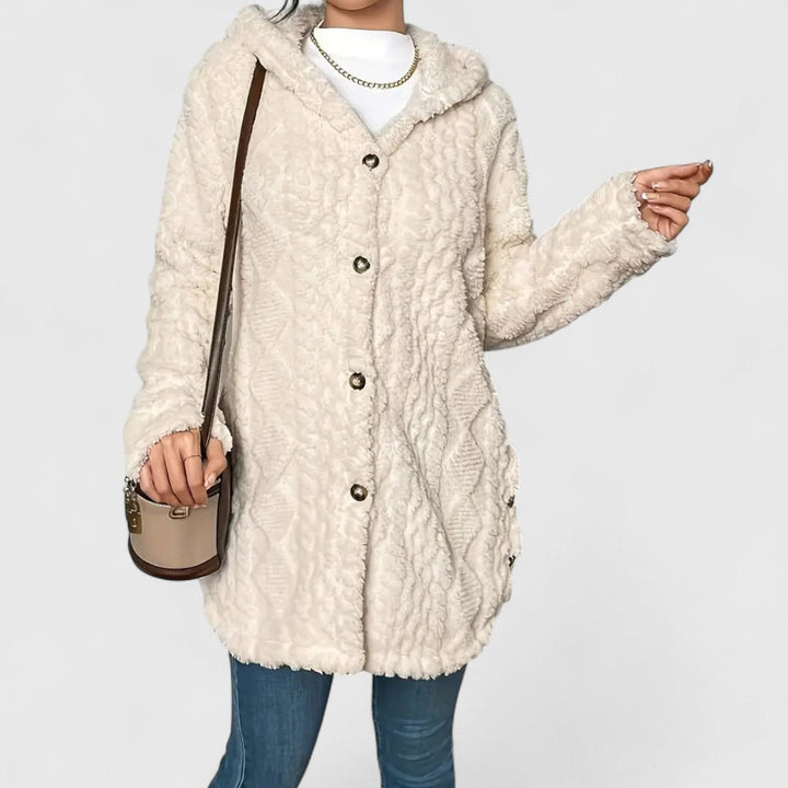 Krisha - Plush Hooded Cardigan