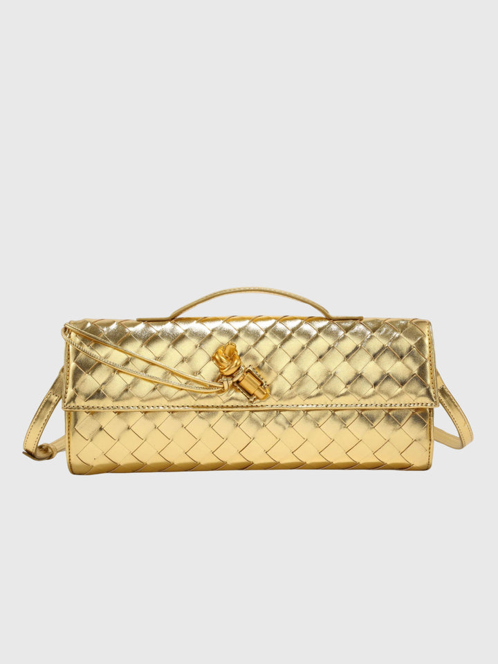 Camila | Luxe Slim Woven Clutch