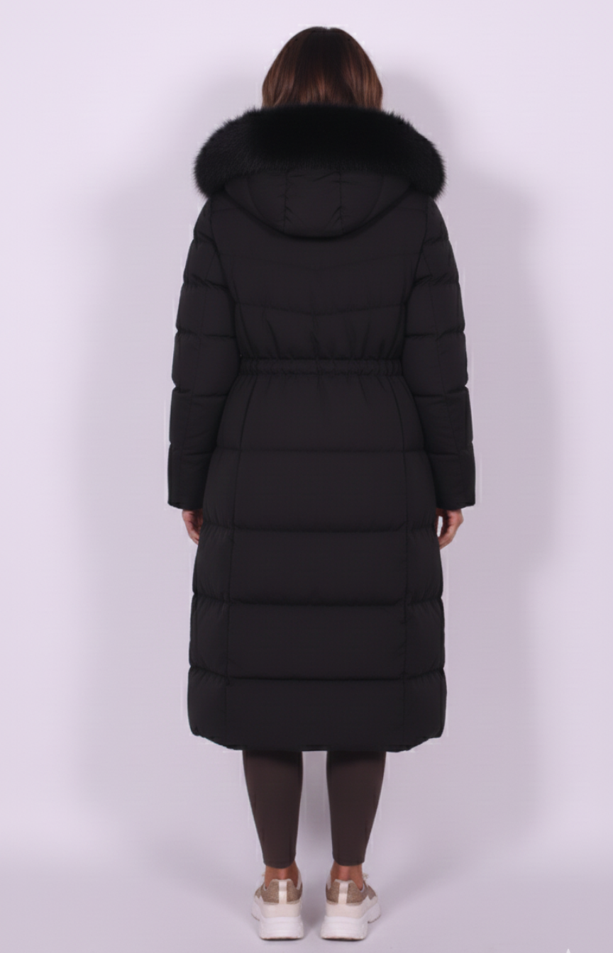 Elena – Fur Hooded Puffer Coat