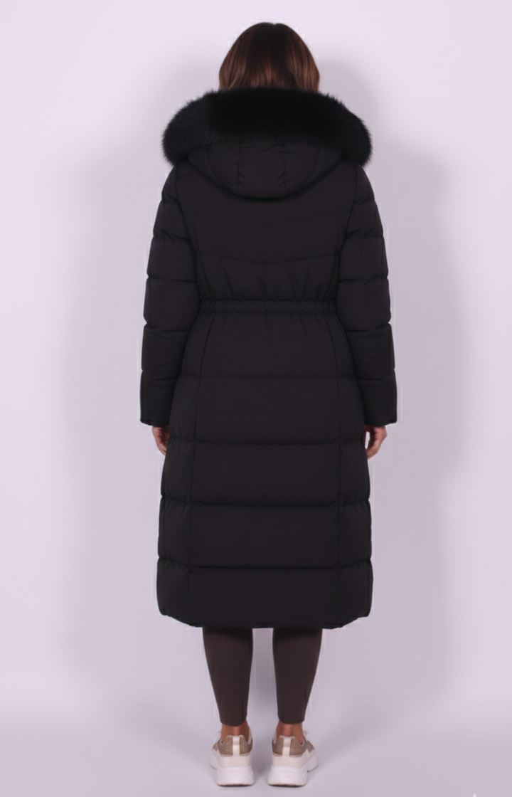 Elena – Fur Hooded Puffer Coat