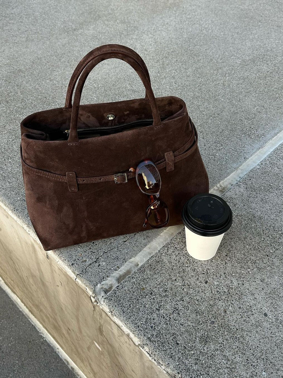 Rebecca | Luxe Suede Shoulder Bag