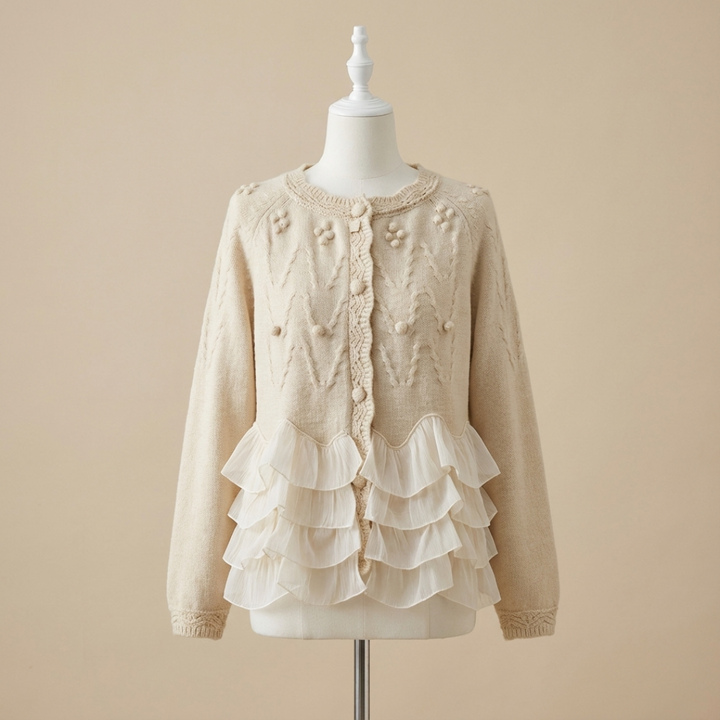 Natalie | Soft Ruffle Cardigan