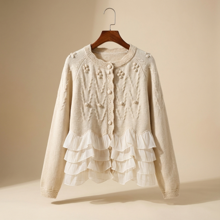 Natalie | Soft Ruffle Cardigan