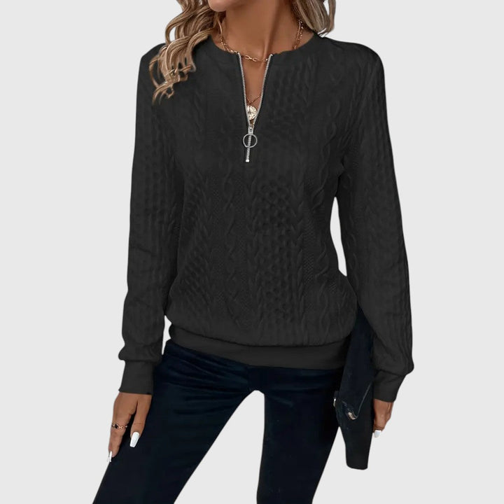 Josine - Elegant Jumper with Zip