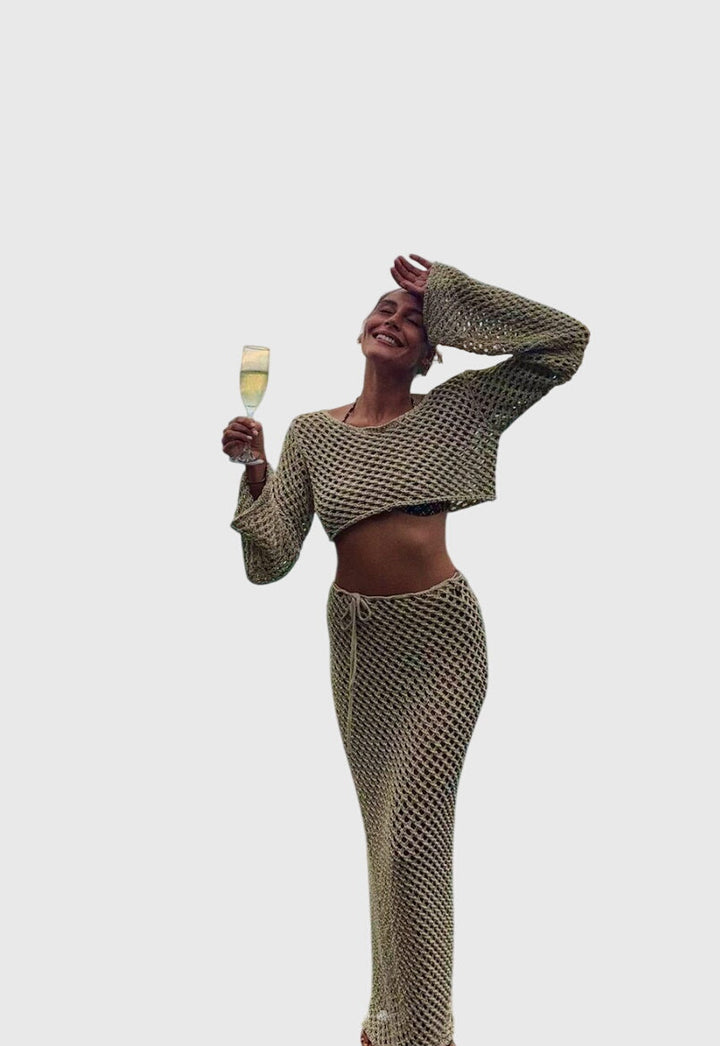 Carys | Trendy Knitted Set