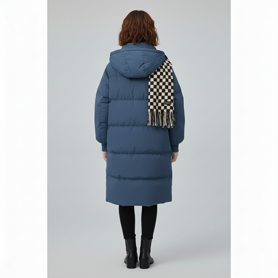 GIGATY - Classic Hooded Long Puffer Coat