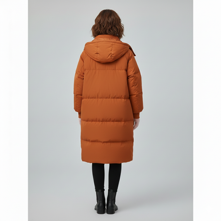 GIGATY - Classic Hooded Long Puffer Coat
