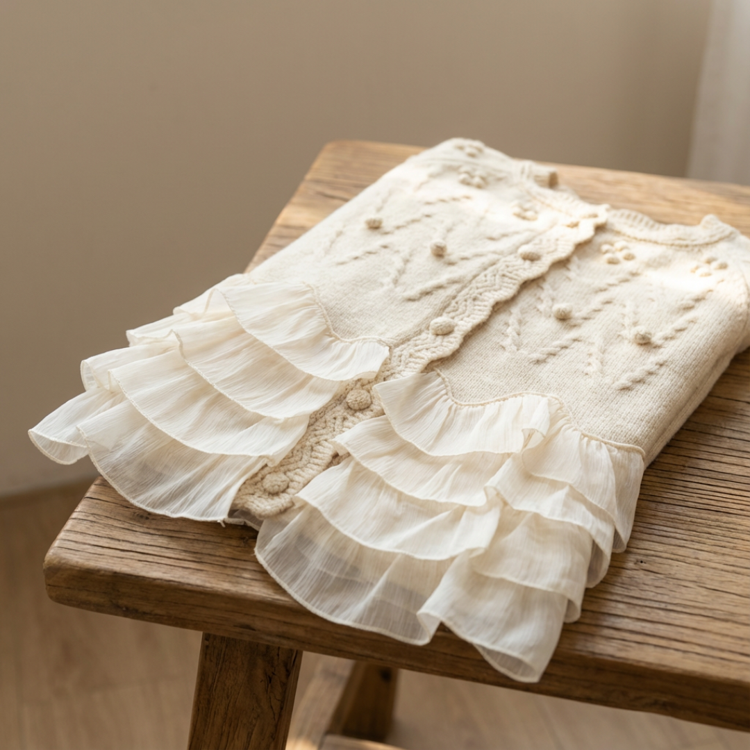 Natalie | Soft Ruffle Cardigan