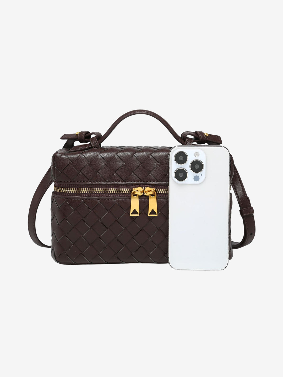 Juliette | Polished Structured Woven Bag