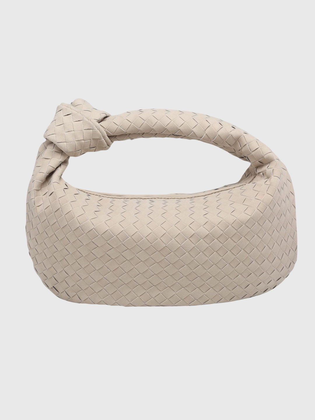 Celeste | Knotted Braided Medium Suede Bag