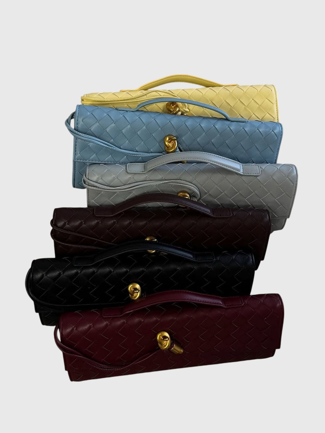 Camila | Luxe Slim Woven Clutch