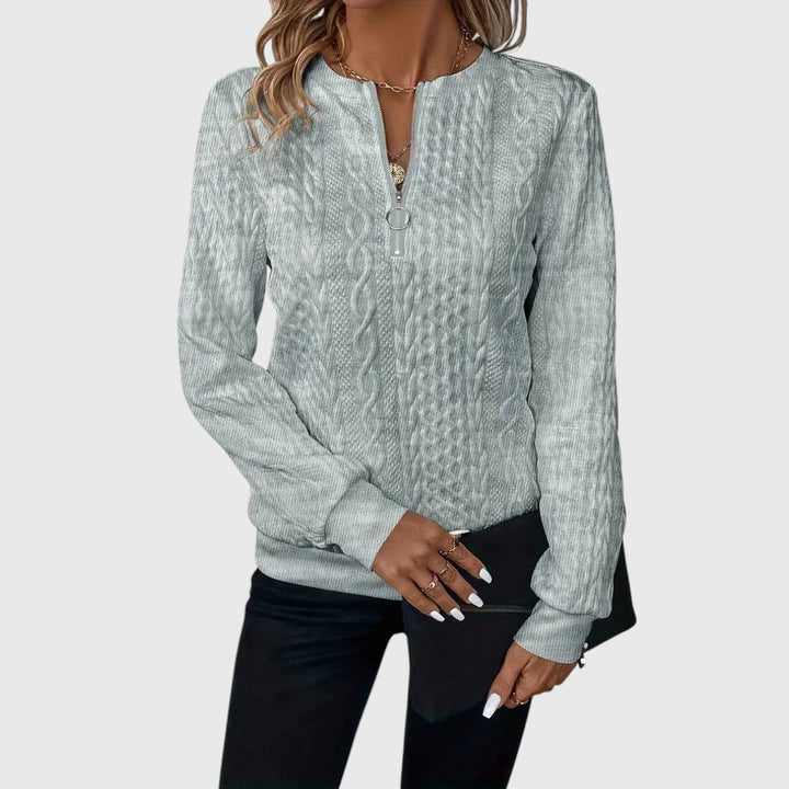 Pauline - Elegant Jumper with Zip