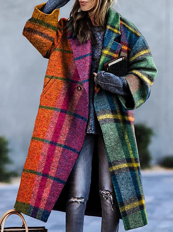 Aria Plaid Coat